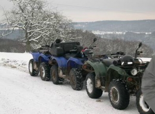  Vive le cuatrimoto en invierno